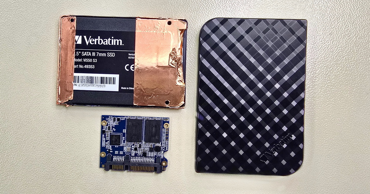 Verbatim SSD with Maxio MAS1102B Controller